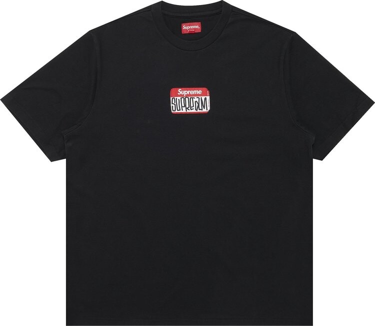 

Футболка Supreme Gonz Nametag Short-Sleeve Top 'Black', черный