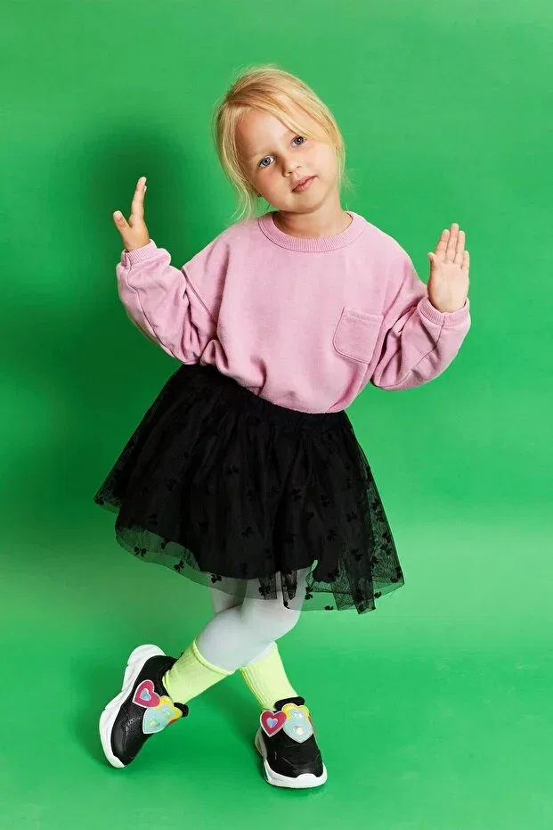 Детские туфли для девочек из PU Lovely baby shoes Vicco, Black — фото 4