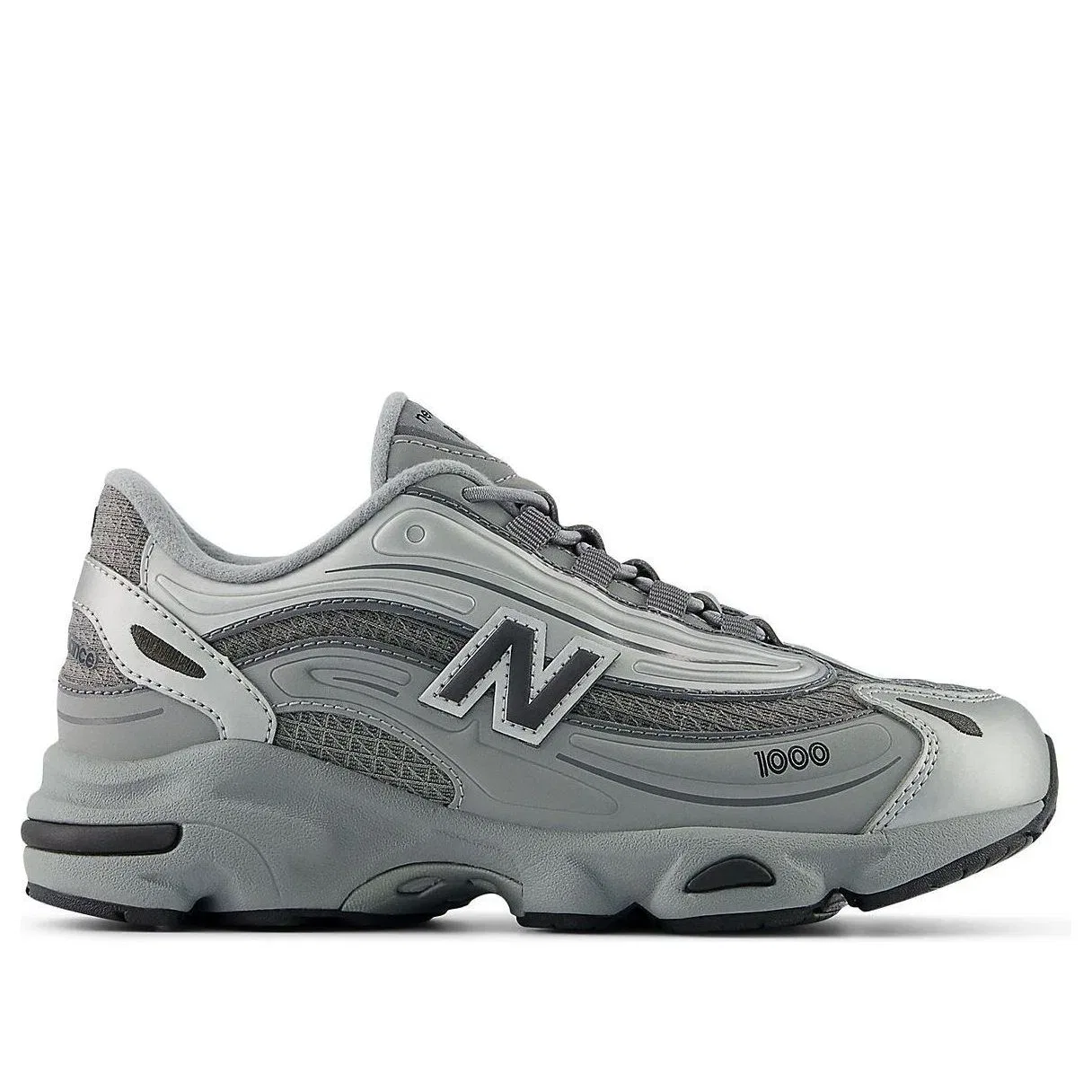 Детские кроссовки с низким верхом New Balance 1000, серебристый — фото 2