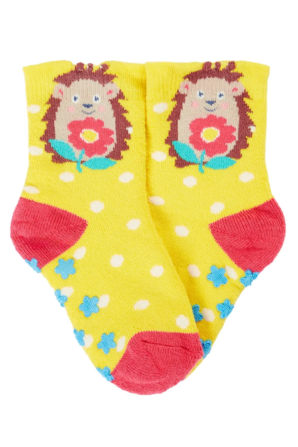 Носки с нескользящей подошвой, комплект из 2 пар, Frugi, Multi — фото 2