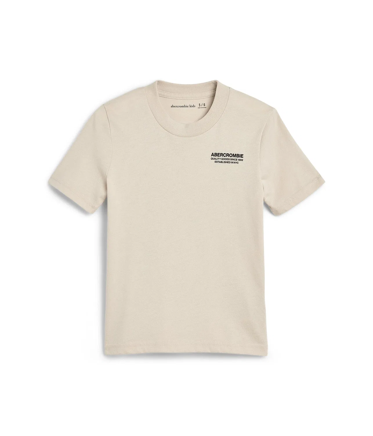 Футболка Bank Shot Tee (для маленьких и больших детей) Abercrombie Kids, Oatmeal