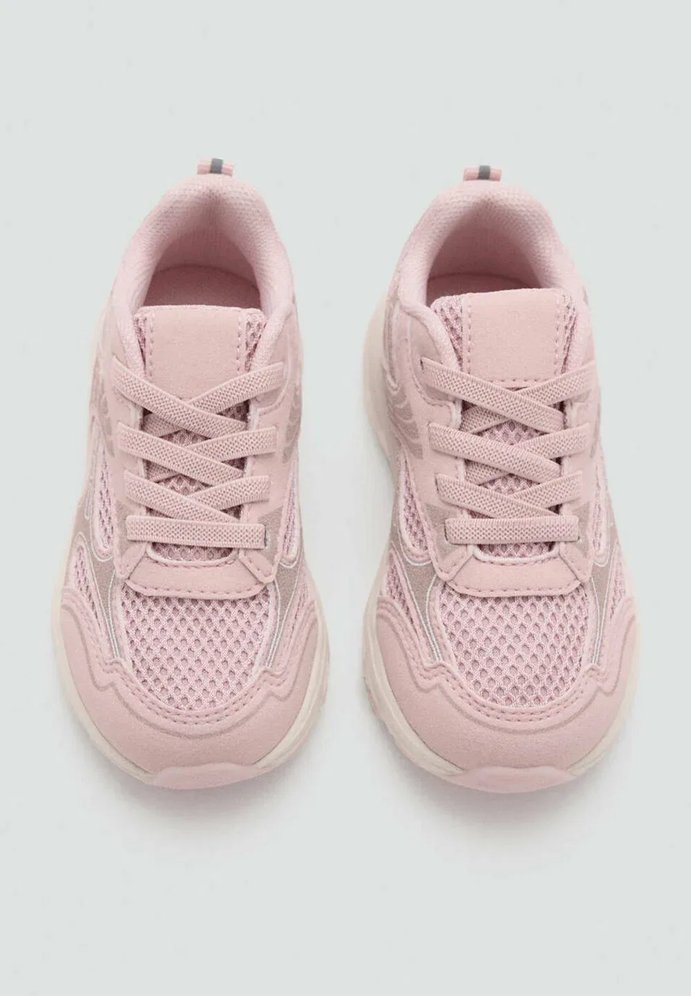 Детская обувь - детские туфли Mango Kids, Pastel Pink — фото 3