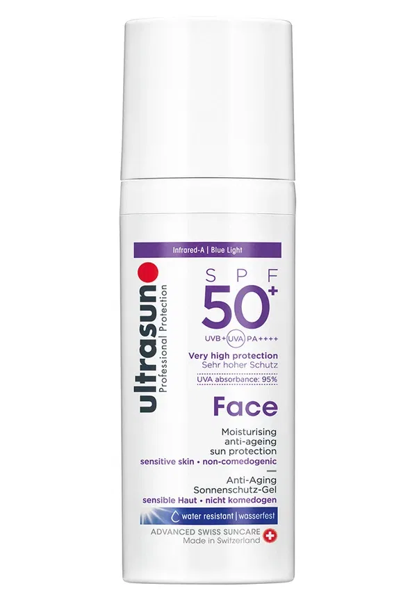 Солнцезащитный гель Face spf50+ Ultrasun, 50 мл