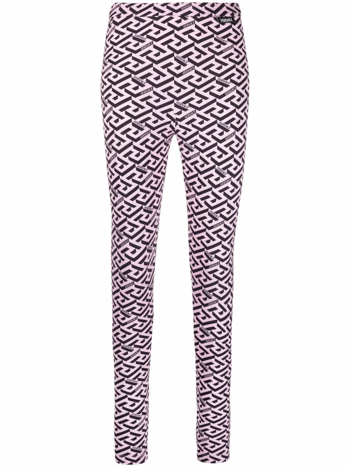 Леггинсы с узором La Greca Versace, розовый
