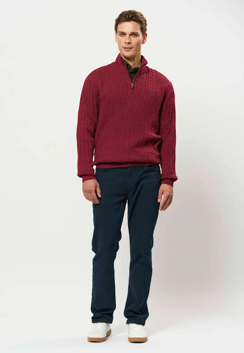 Умромео - свитер U.S. Polo Assn., Tibetan Red — фото 2