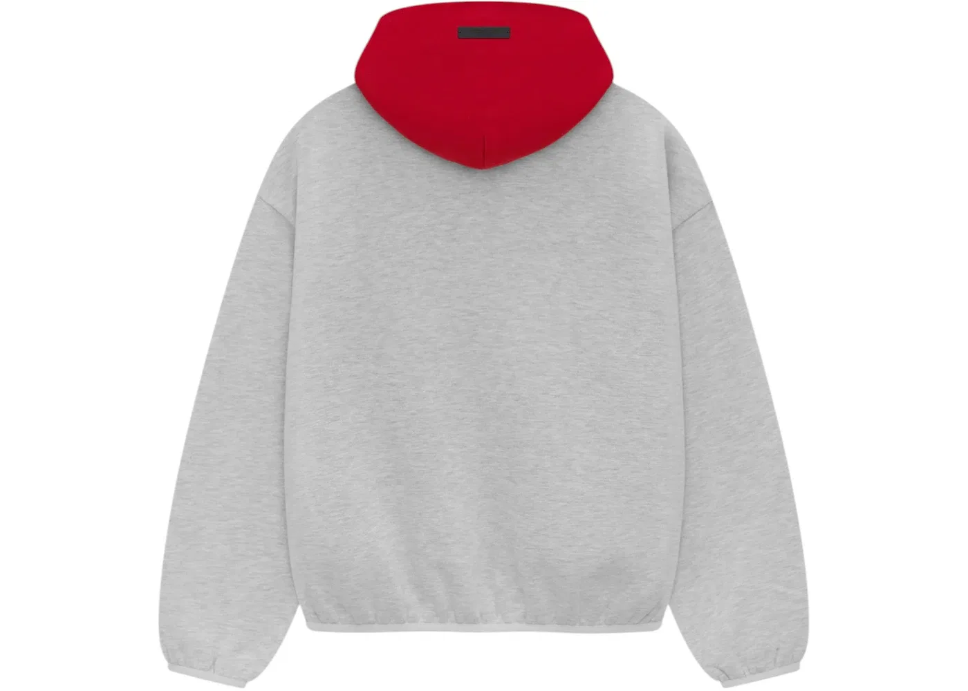 Мужская худи с принтом Fear of God Essentials Hoodie, Light Heather Grey — фото 2