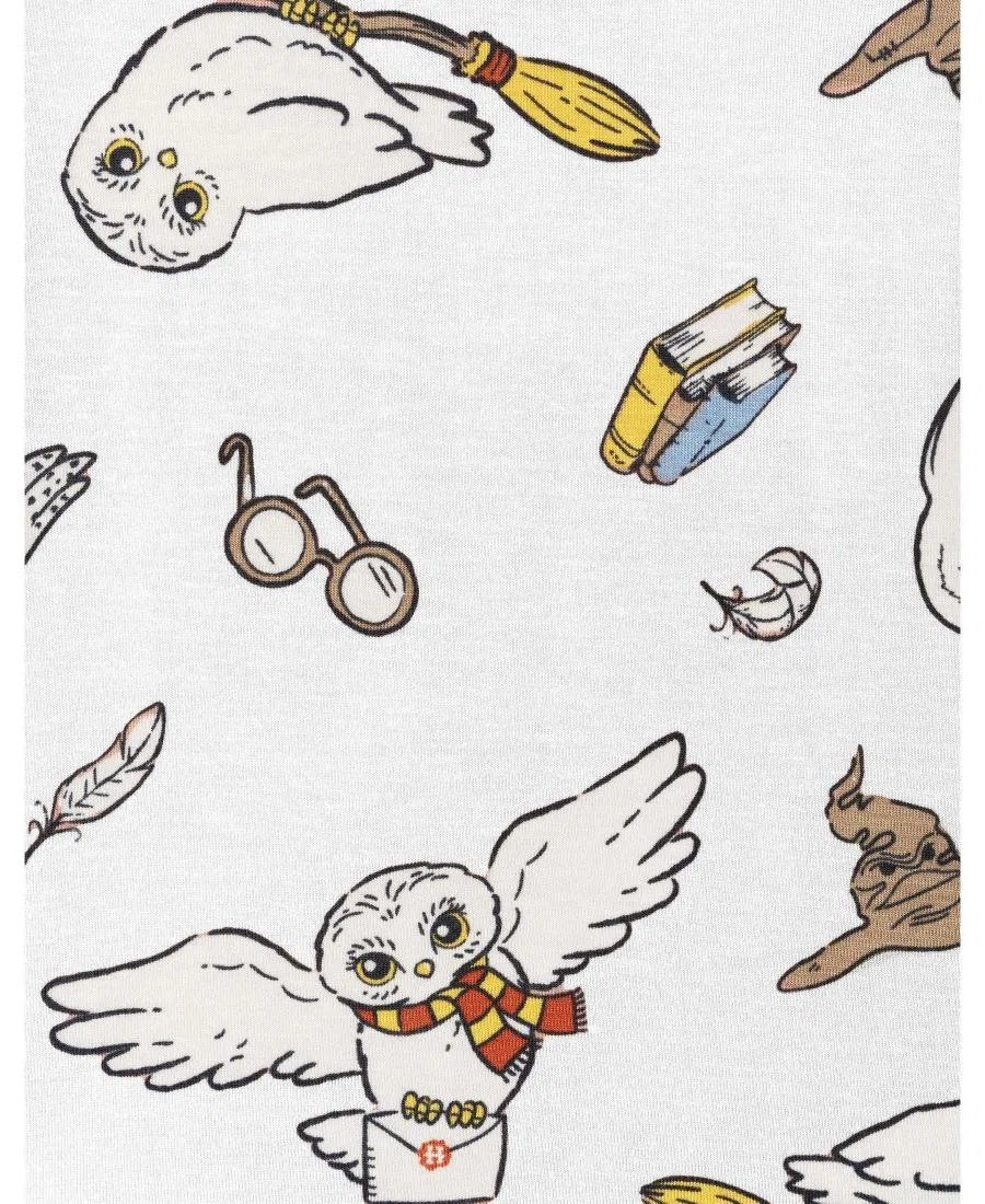 Детский боди-комбинезон с принтом Harry Potter, Hedwig rust — фото 3