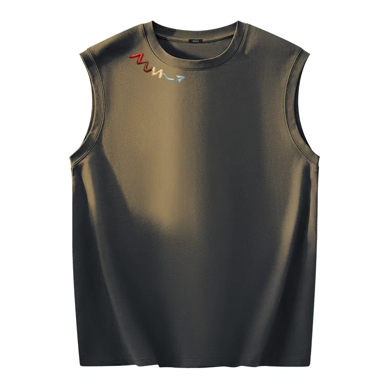 Детский топ без рукавов MINISO, [40° Refreshing]Dark Gray (Ma Flying Towards Dream Right Neckline Label)