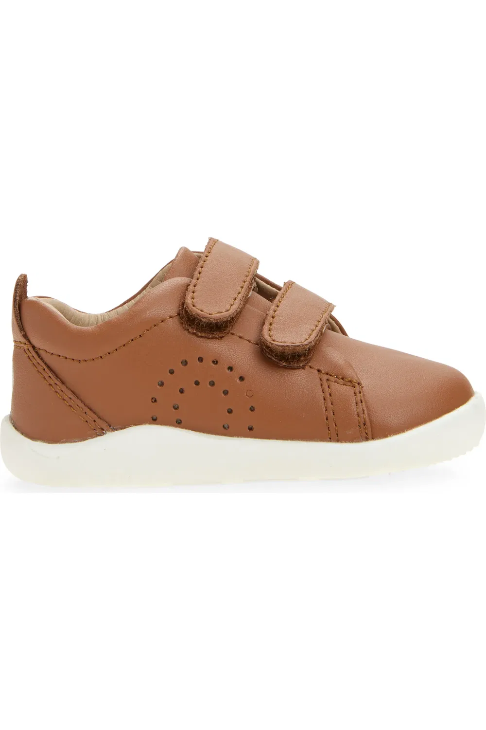 Детские кроссовки дышащие из металлизированной кожи Old Soles, Tan — фото 3