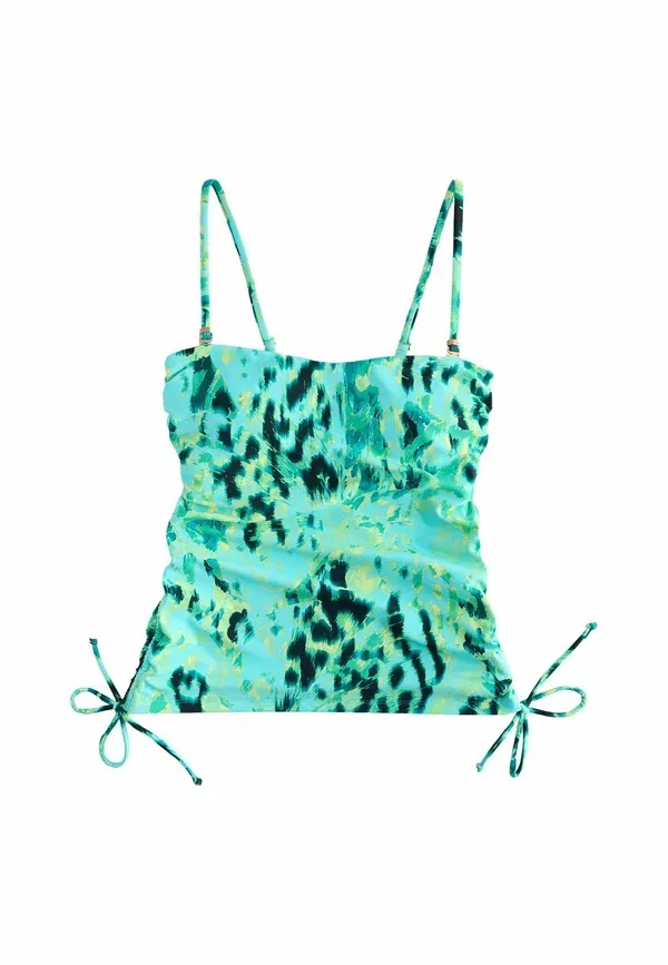 Топ бикини с животным принтом Regular fit Next Green Animal, зеленый
