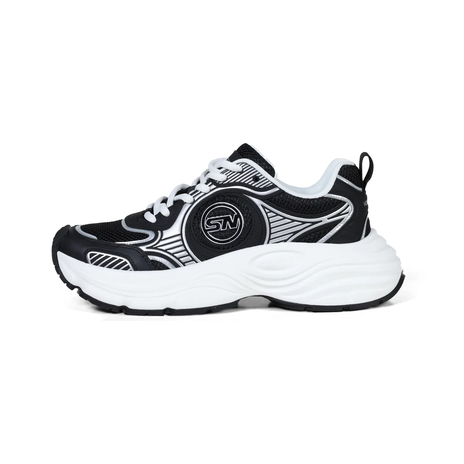 Детские кроссовки на платформе с принтом SINCENOW, Black