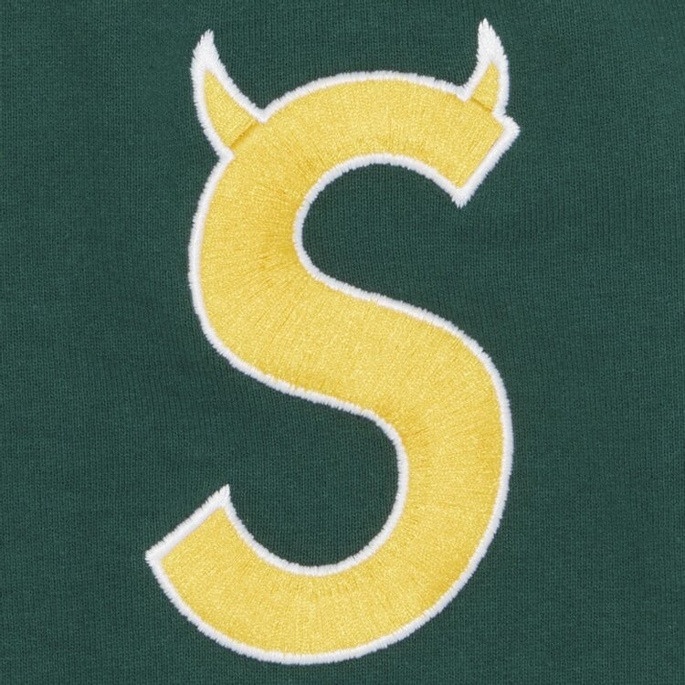 Спортивные брюки Supreme S Logo Sweatpant 'Green', зеленый — фото 4