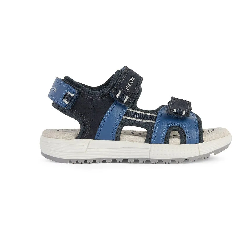 Детские сандалии для мальчиков на липучках J Sandal Album Boy Geox, Dark Navy Blue