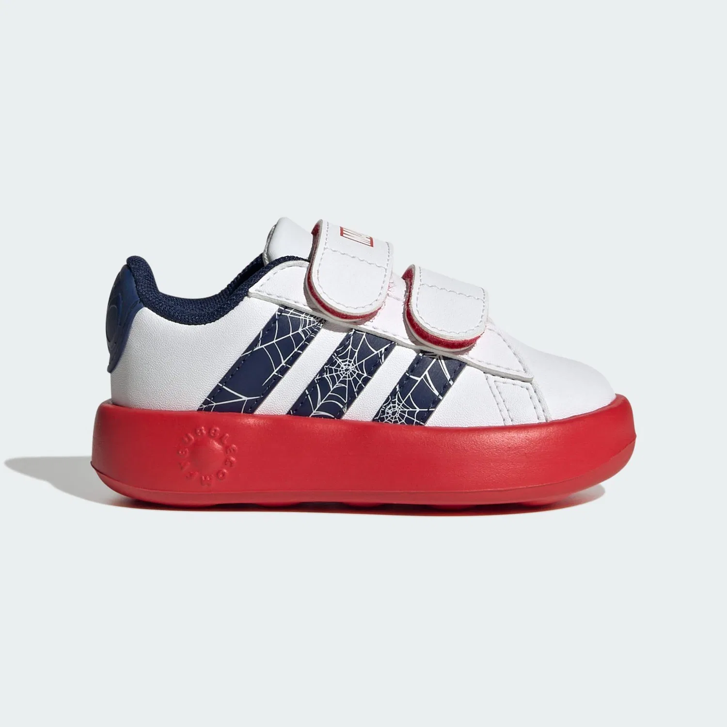 Детские кроссовки с принтом Spider-Man Grand Court Adidas, Weiss Dunkelblau Rot