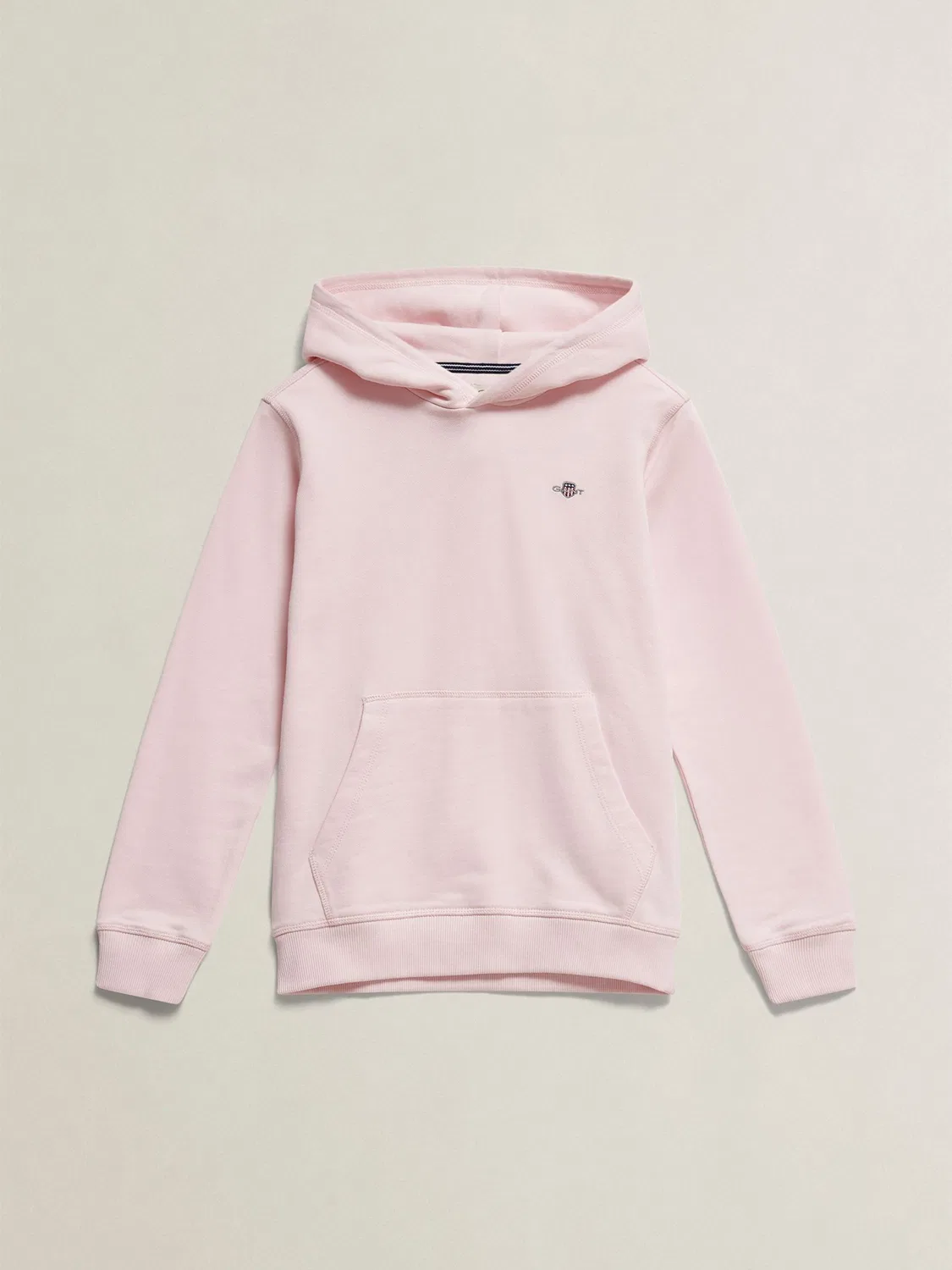 Худи GANT Shield Hoodie, розовый