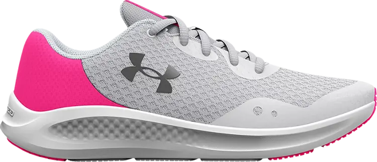 

Кроссовки Under Armour Charged Pursuit 3 GS Halo Grey Electro Pink, серый