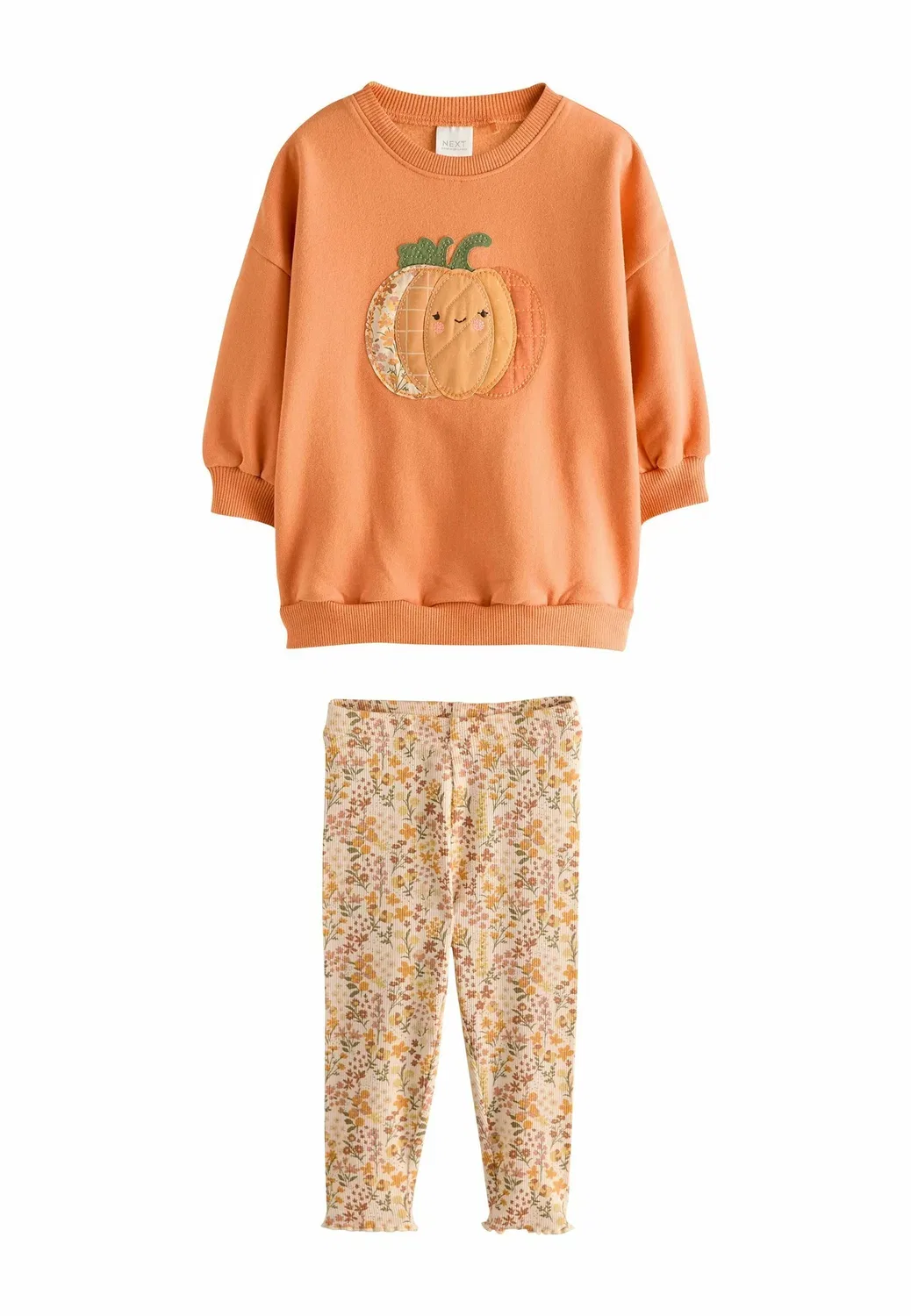 Комплект из толстовки и леггинсов - толстовка Next, Orange Pumpkin