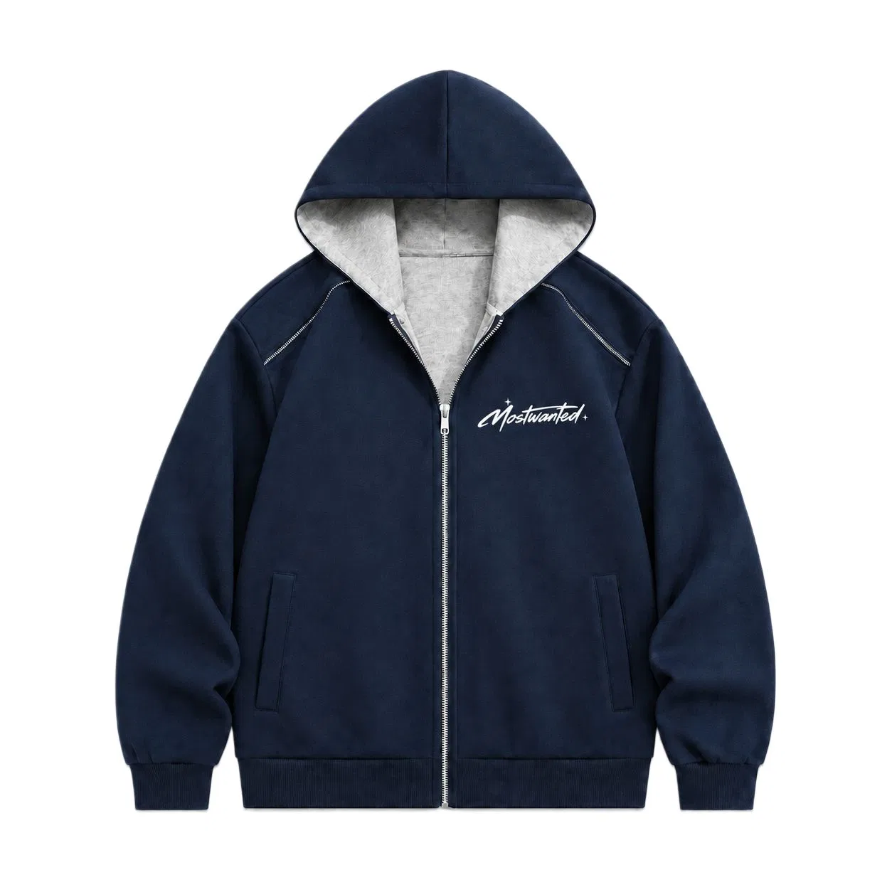 Детское худи с капюшоном Polar Night Blue MostwantedLab, Polar Night Blue