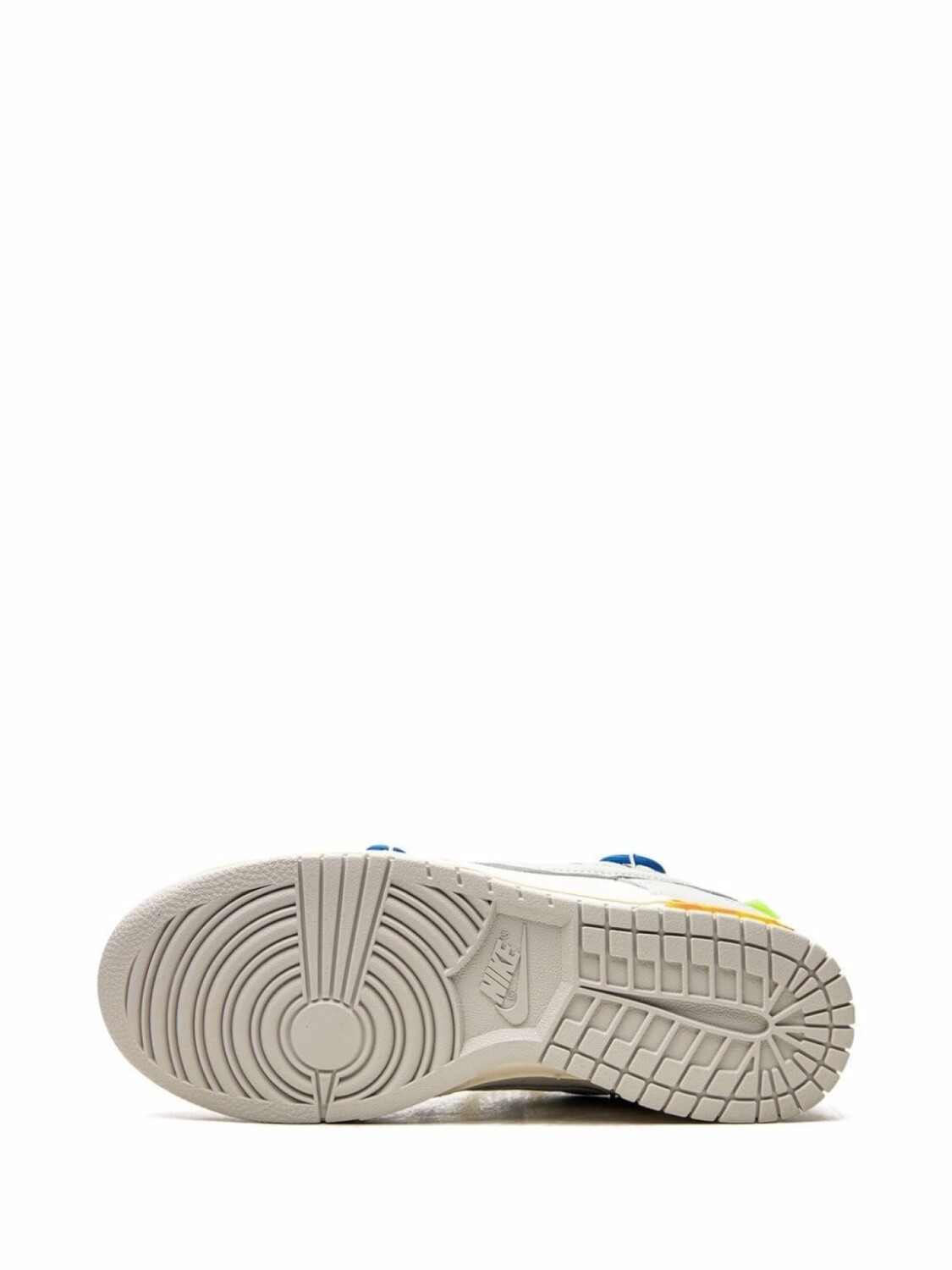 Nike X Off-White кроссовки Dunk Low из коллаборации с Off-White, белый — фото 4