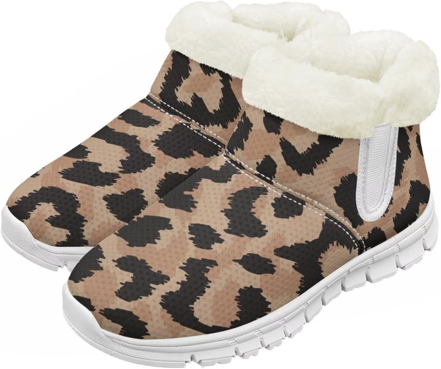 

Pzuqiu Детские водонепроницаемые зимние ботинки для снега - теплые, с меховой подкладкой для мальчиков и девочек (малыши/маленькие дети/старшие дети), белая подошва