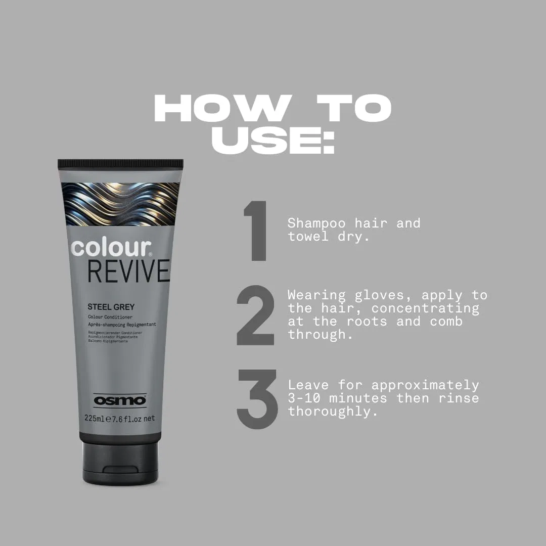 Оттеночный кондиционер «Colour Revive Steel Grey» от Osmo, Steel Grey — фото 4