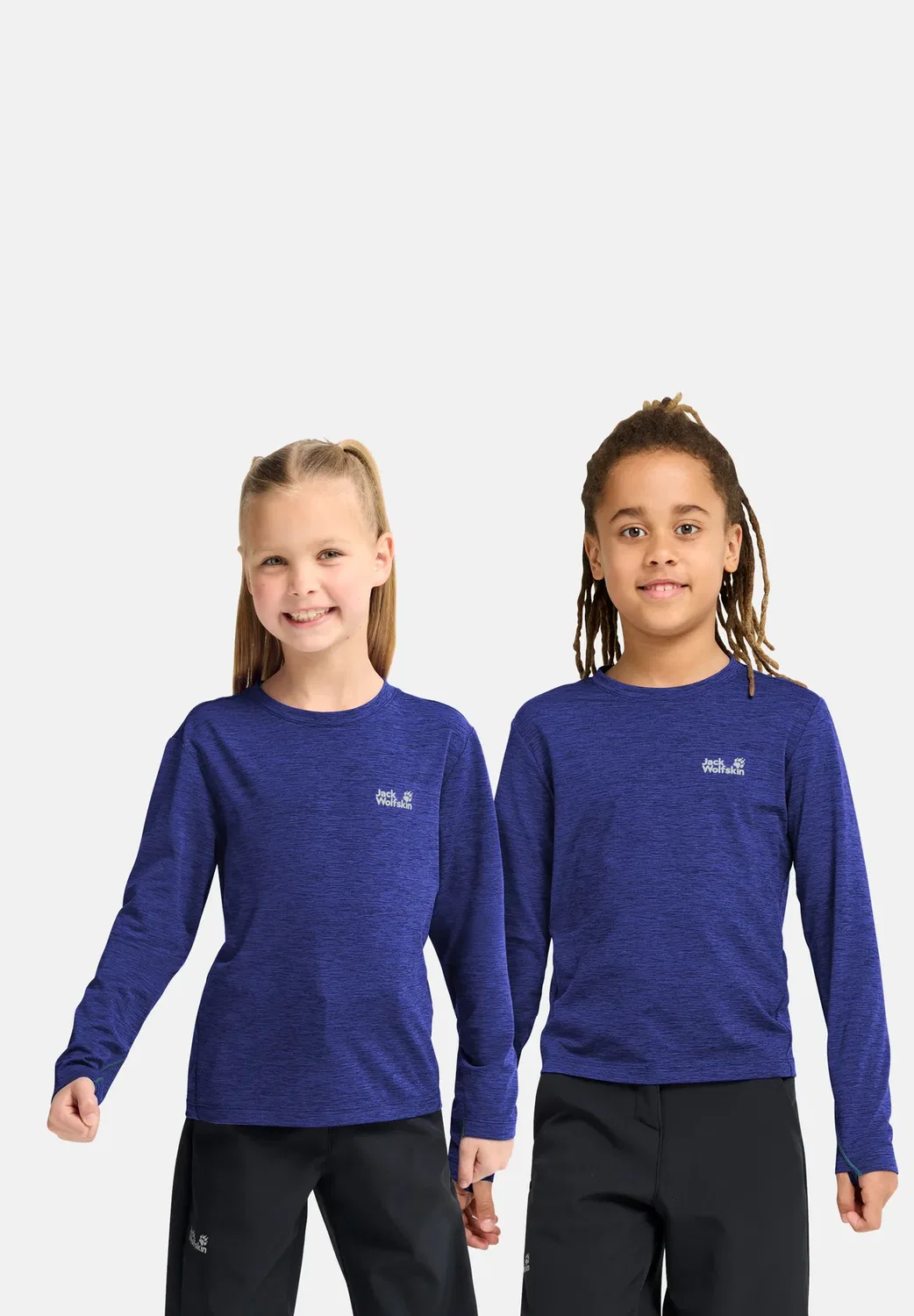 Trail ls k унисекс - футболка с длинными рукавами Jack Wolfskin, Glow Ink