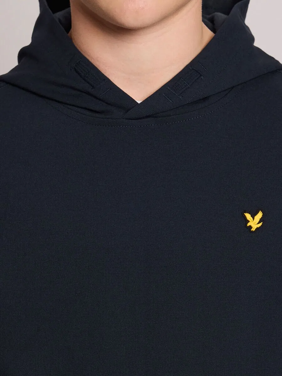 Спортивная толстовка Lyle & Scott темно-синего цвета — фото 3