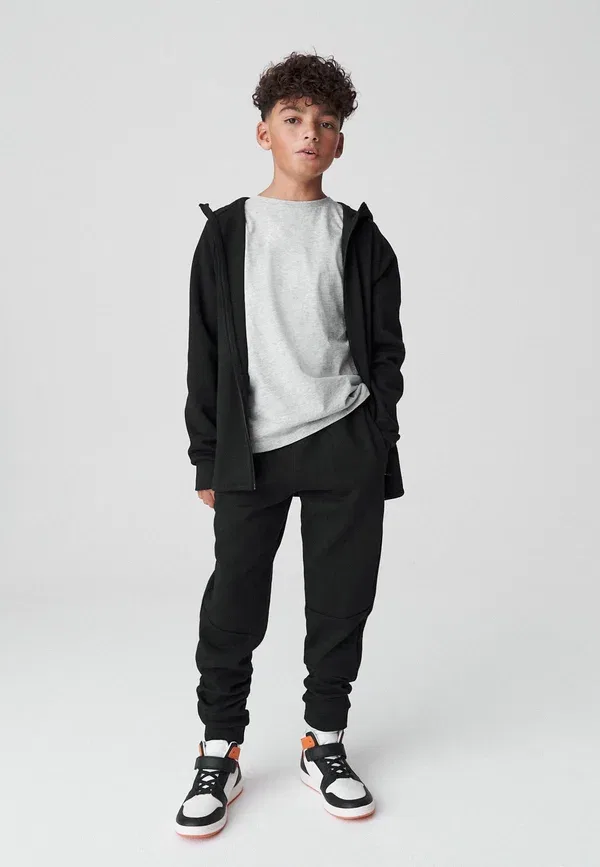 Спортивный костюм, хлопок, Set - tracksuit, Next, New Black, черный — фото 2