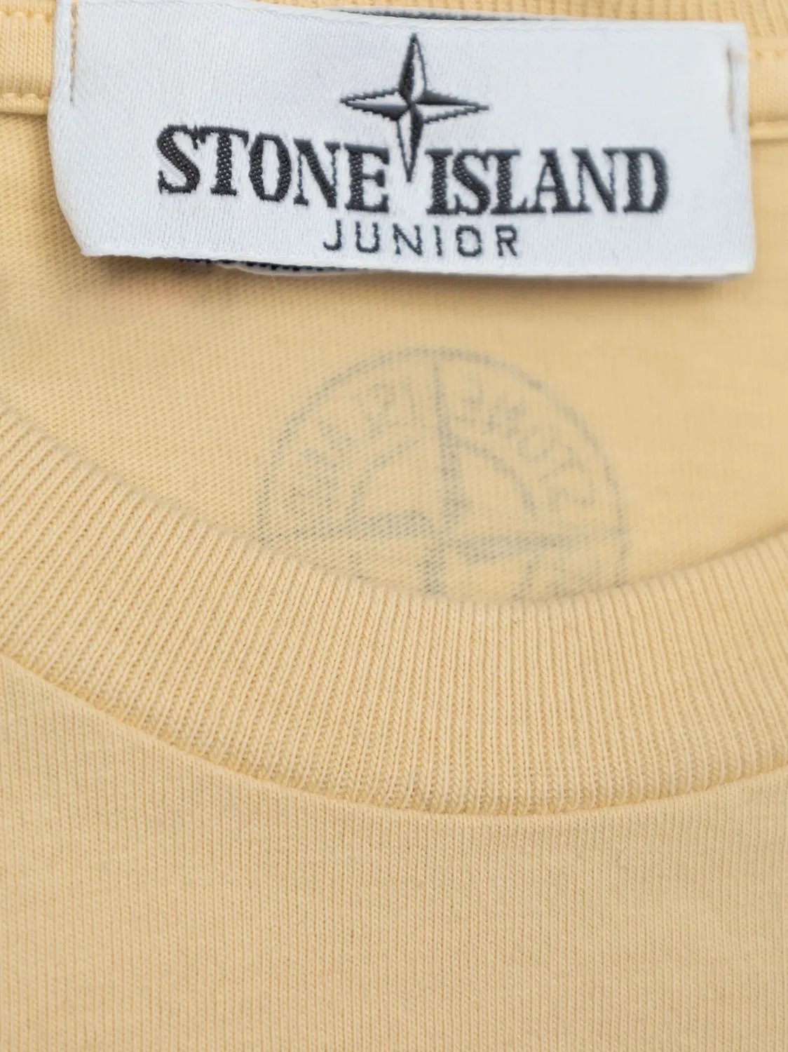 Stone Island Детская футболка «Компас» из хлопка - нейтральные — фото 3