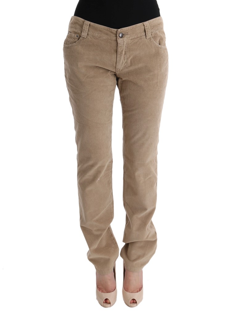 

Бежевые брюки Regular Fit Luxe Ermanno Scervino, бежевый