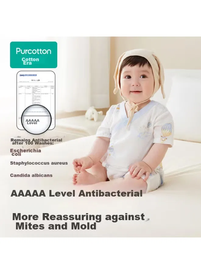 Боди-комбинезон для новорожденных из хлопка с принтом Xunmeng Purcotton, разноцветный — фото 3