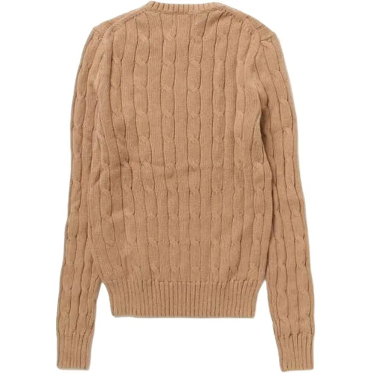 Женский свитер Slim Fit Polo Ralph Lauren, Camel — фото 3