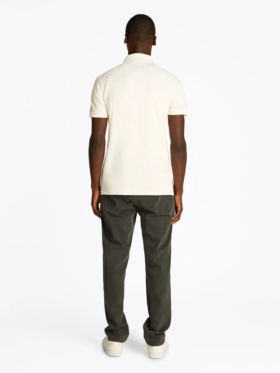 Рубашка TOMMY HILFIGER '1985 Slim Fit' цвета экрю — фото 4