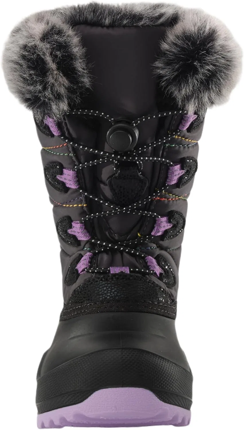 Детские зимние ботинки для девочек Snowangel Kamik, Charcoal/Purple