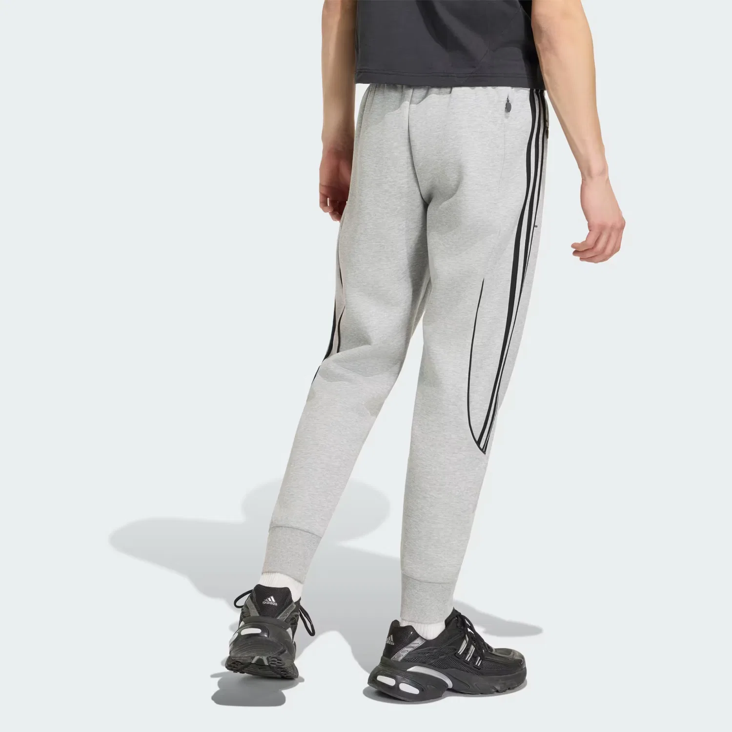 Мужские брюки с манжетами Spacer Teamgeist 26 Cutline Adidas Originals, серый меланж — фото 2