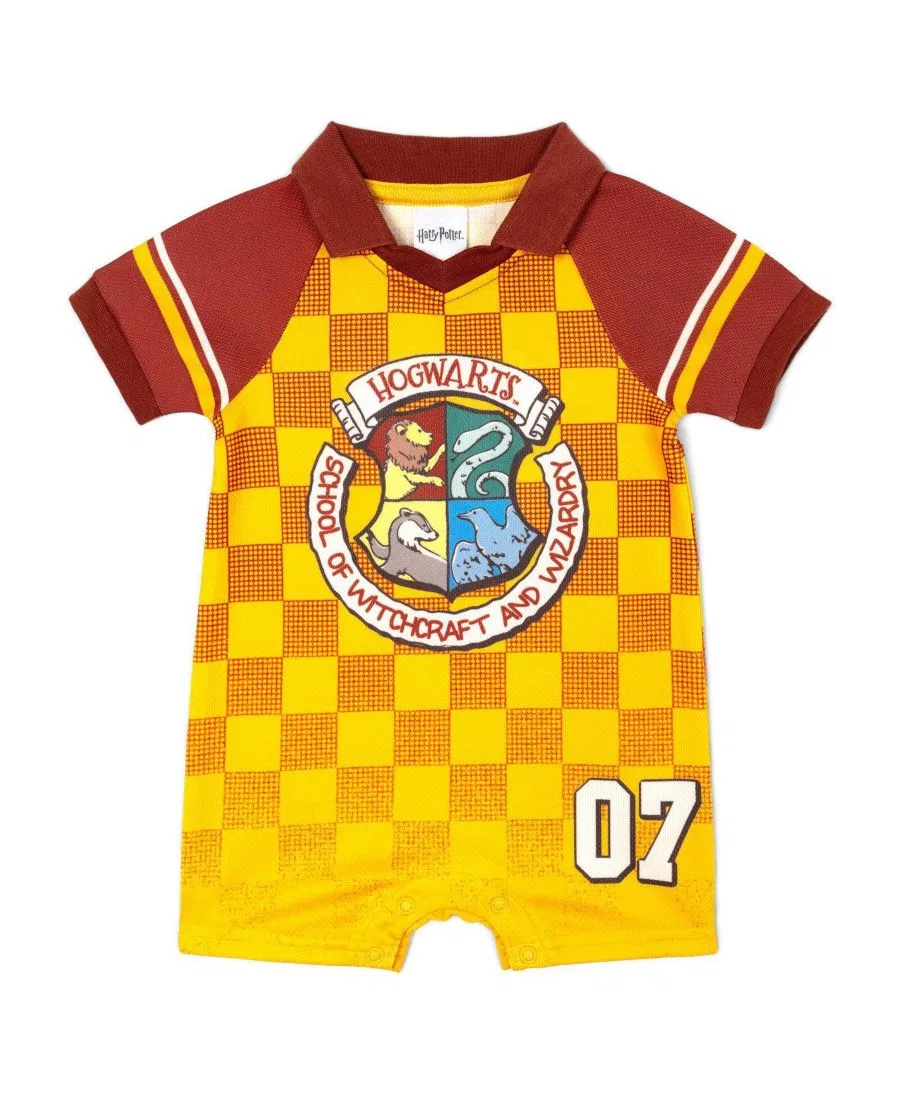 Боди-комбинезон с принтом Hogwarts Athletic-Inspired Harry Potter, Gryffindor Yellow