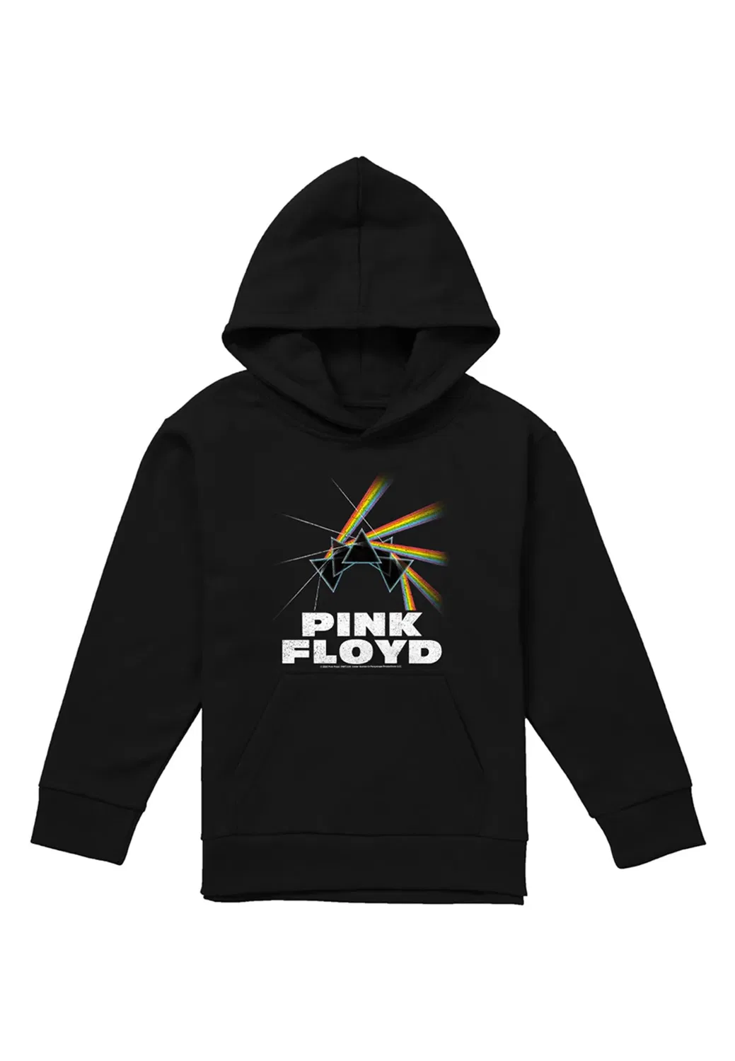 Детский пуловер с принтом Dark Side of the Moon Pink Floyd, Black