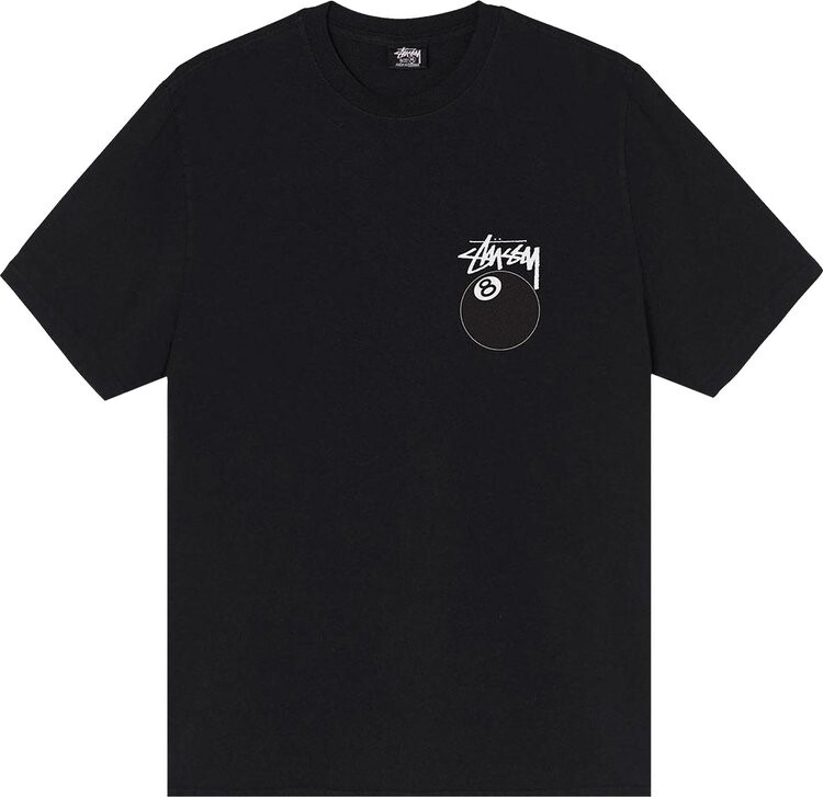 

Футболка Stussy 8 Ball Pigment Dyed Tee 'Black', черный