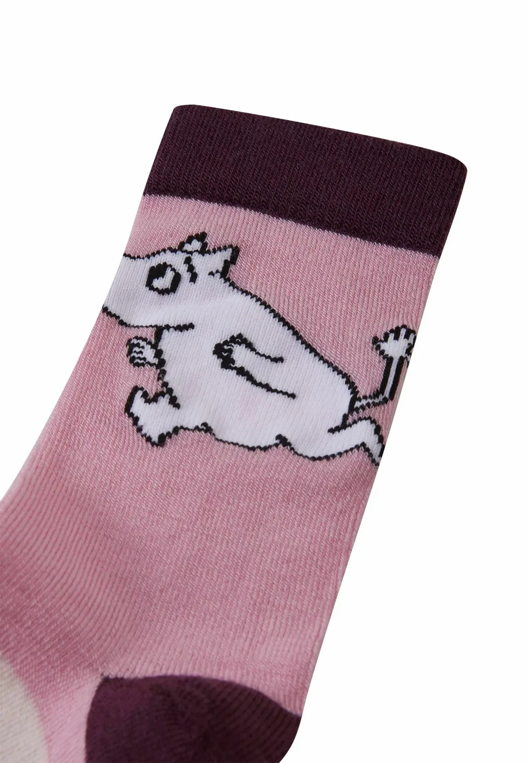 Socken moomin randig унисекс - носки Reima, Grey Pink — фото 3