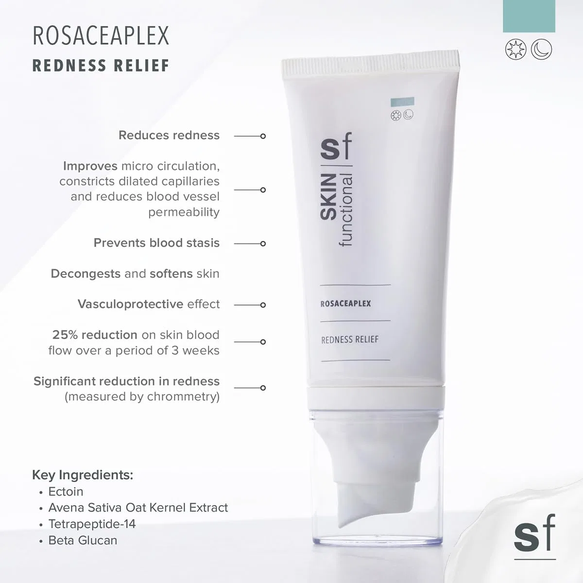 Успокаивающий крем для лица SKIN FUNCTIONAL Rosaceaplex, 50 мл — фото 2