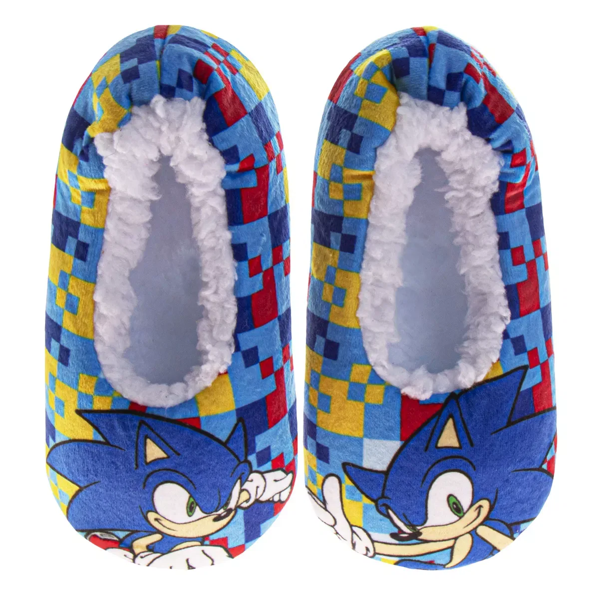 Детские тапочки для мальчиков мягкие с принтом Sonic Disney, Синий