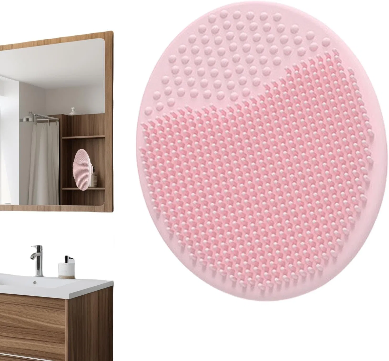 Щетка для купания, Silicone, Rose Generisch