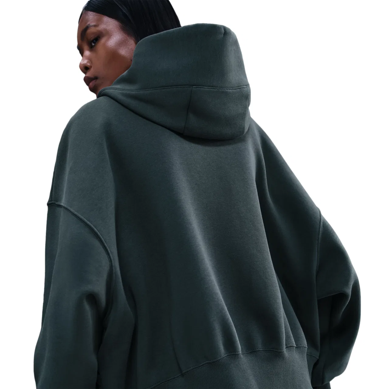 Женская толстовка PHNX Fleece OS Nike, цвет Seaweed/Sail — фото 2