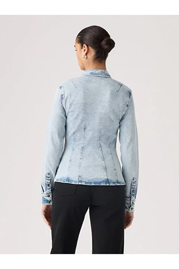 Женская рубашка из денима Levi'S, Med Indigo - Worn In — фото 2