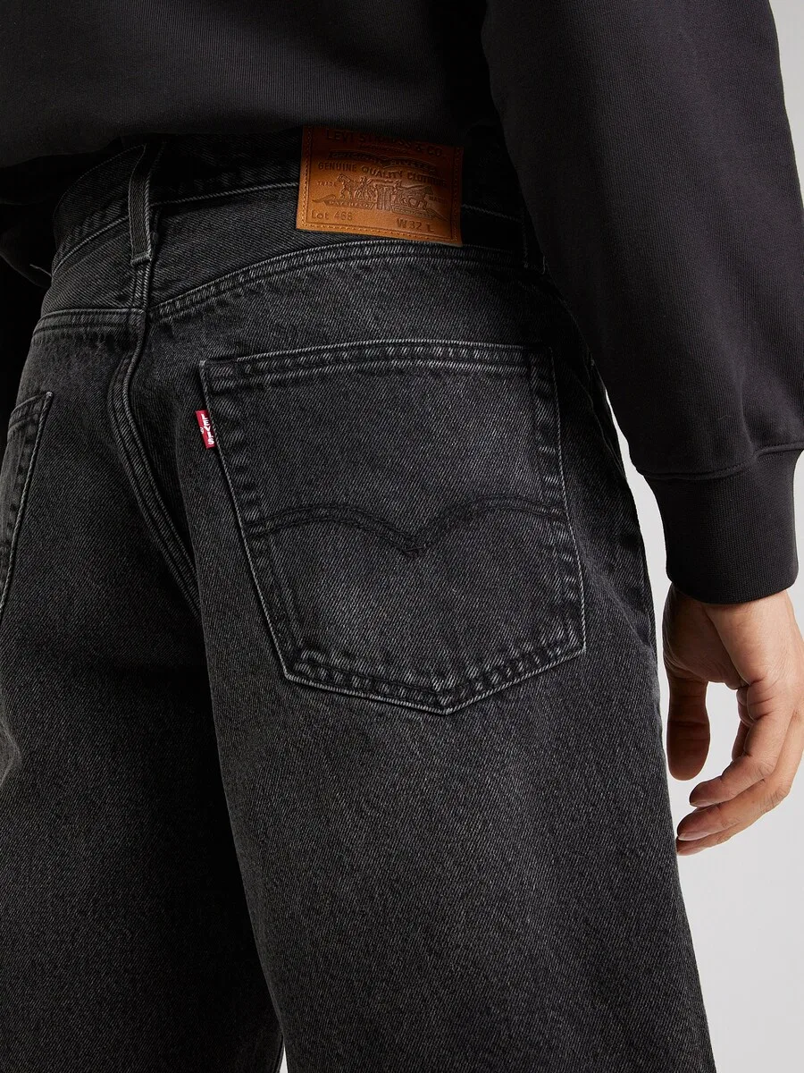 Шорты LEVI'S свободного кроя, черные — фото 2