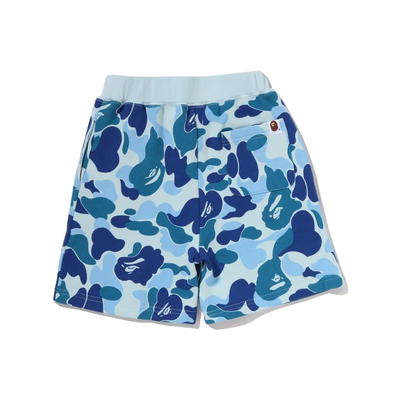 Детские шорты с принтом Pre School Shorts Moderate A BATHING APE, Blue BLX — фото 3