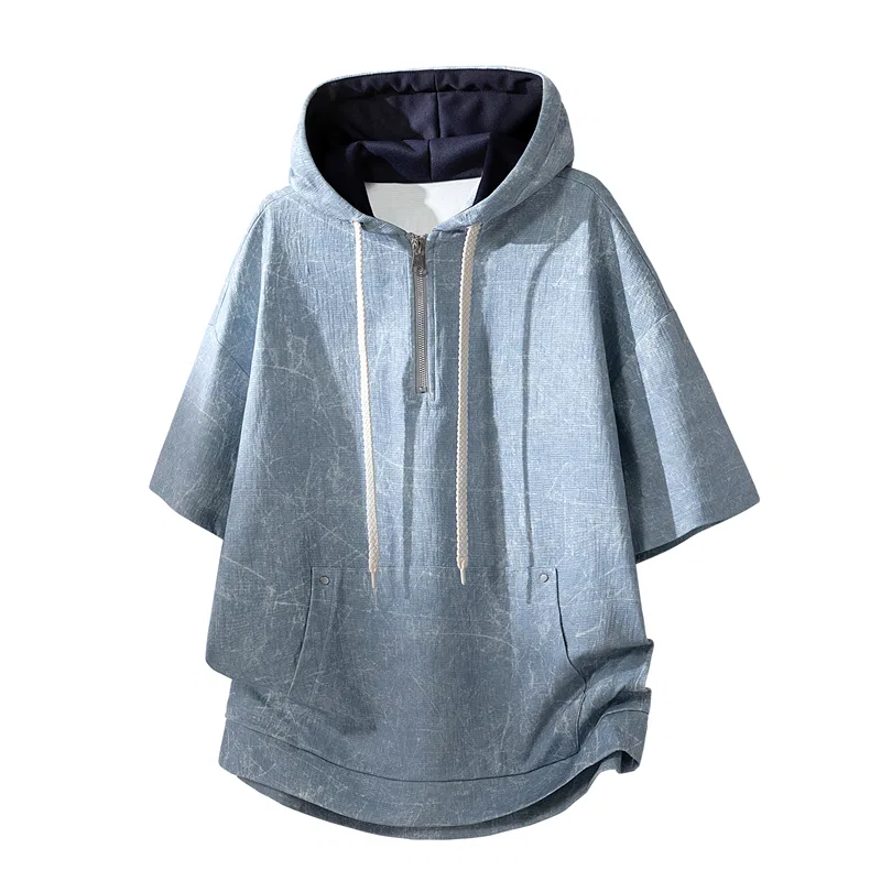 Детская футболка с капюшоном Sugarfunk, Upgraded Light Blue