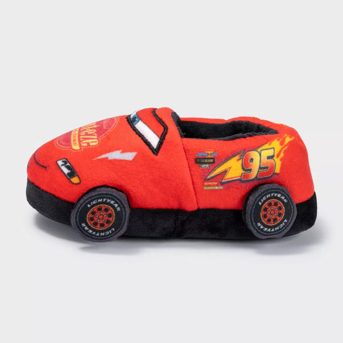 Детские тапочки для мальчиков с принтом Lightning McQueen Cars, Красный — фото 2