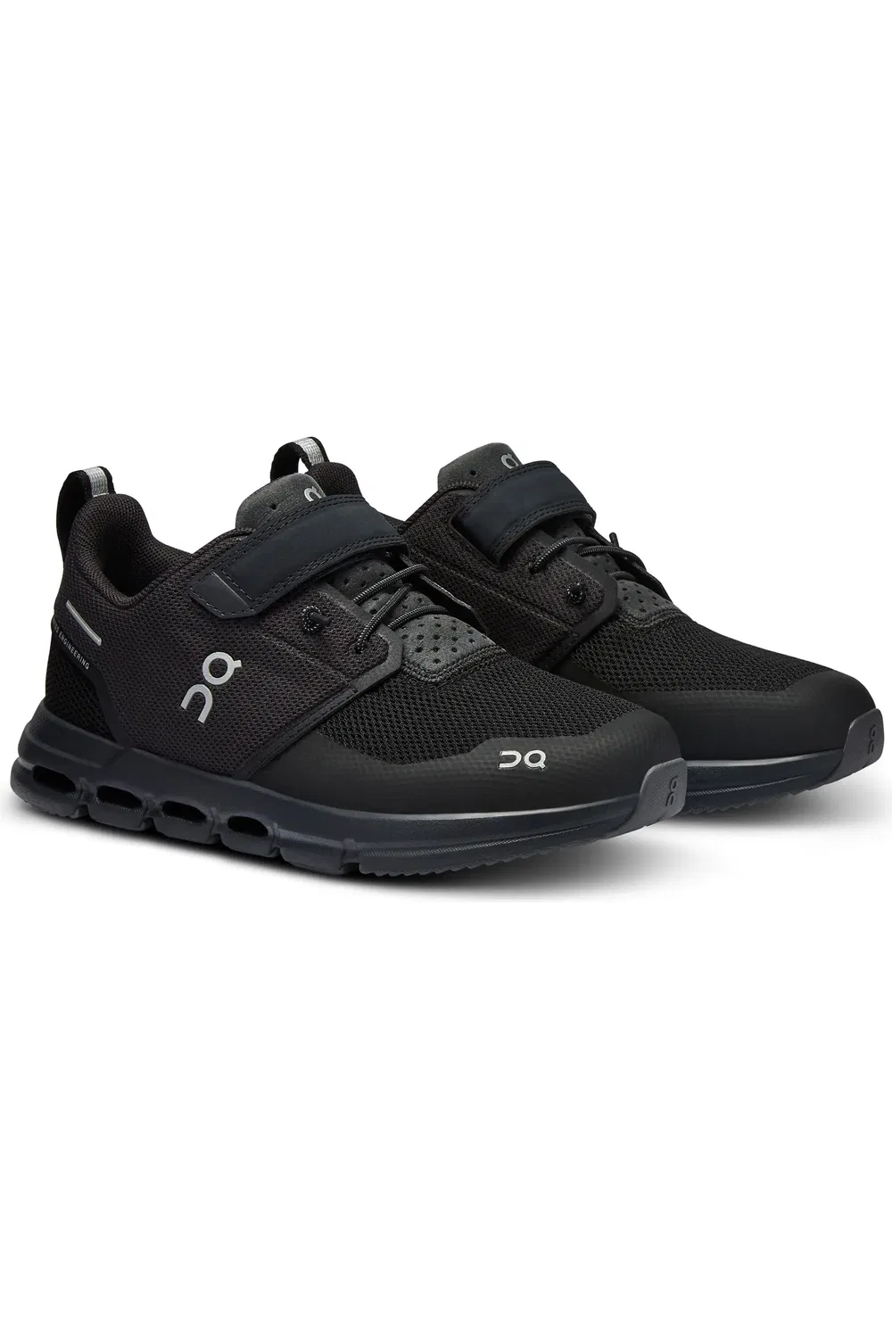 Кроссовки детские на липучке Cloud Play Running On, All Black