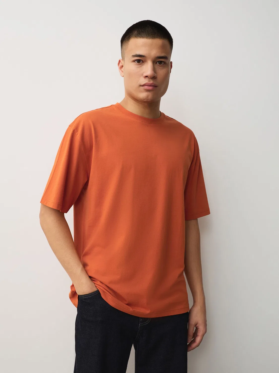 Футболка 5-pack Essential Cotton Next, белый/оранжевый/синий/розовый/зеленый — фото 4